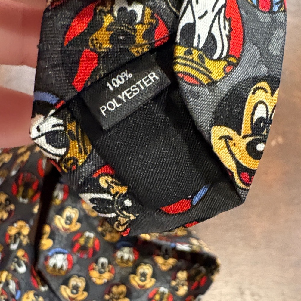 Disney Black and Yellow Character Tie - Picture 4 of 4
